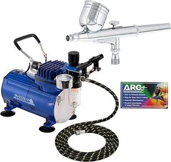 Master Airbrush Multi-Purpose Gravity Feed Kit with Compressor