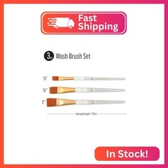 FolkArt Soft Grip Wash Brush Set