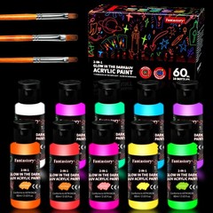 Fantastory Fluorescent Glow 2 Fl Oz (Pack of 10), Colors Series