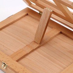 Art Supply Wood Artist Tool Box Easel Storage Drawer Painting Drawing Craft