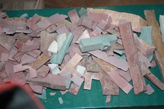 4 pounds Catlinite or Pipestone for crafts including slabs & peace pipe patterns