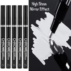 5pcs Chrome Pen Marker Waterproof Paint Repair Gold Silver 2mm Nib – NEW