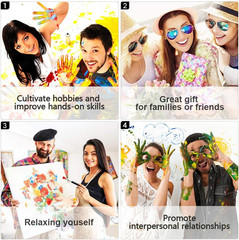 DIY Paint by Numbers for Adults Art Religious Christianity Adults’ Paint by Numb