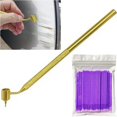 100PCS 0.5mm Touch Up Paint Brushes Fine Line Car Scratch Repair Kit
