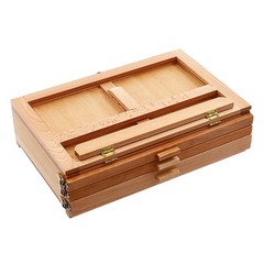 Adjustable Storage Box Easel,Painting Board Stand with Drawers,Storage Box Easel