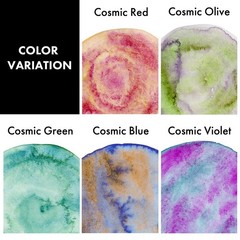 Kuretake GANSAI TAMBI GRANULATING COLOR II 5 colors set, Watercolor Paint Set…