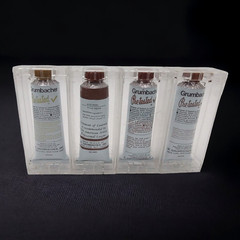 Pack of 4 Vintage Unused Grumbacher Pre-Tested Permanent Artists Oil Color Paint