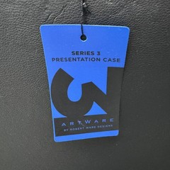 14″ x 17″ Art Presentation Case Multi-Ring Binder w/ Sheet Protectors Black