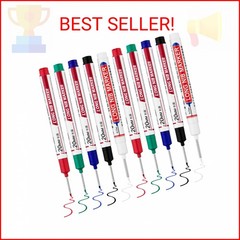 LYXMYGS 10 PCS Long Head Deep Hole Marker Pens,20mm Long Nib Marker, Longs Nose