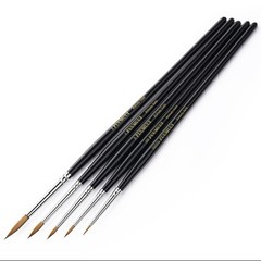 Kolinsky Sable Miniature Watercolor Brushes, Fuumuui 5pcs Professional Small …