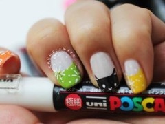 Uni Posca Paint Marker Extra Fine (0.7mm) – WHITE/GOLD/SILVER/BLACK, Pack of …
