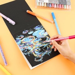 Grabie Acrylic Paint Pens Markers, 28 Colors Extra Fine Tip Markers
