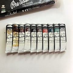 Grumbacher Oil Color Set, 0.81 Fl Oz (Pack of 10), Multicolor Artist Pack