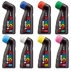 POSCA Mop’r Paint Markers Set of 8 Assorted XL Fluid Colours PCM-22