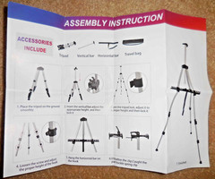 Art Painting Display Tripod Easel Stand #905