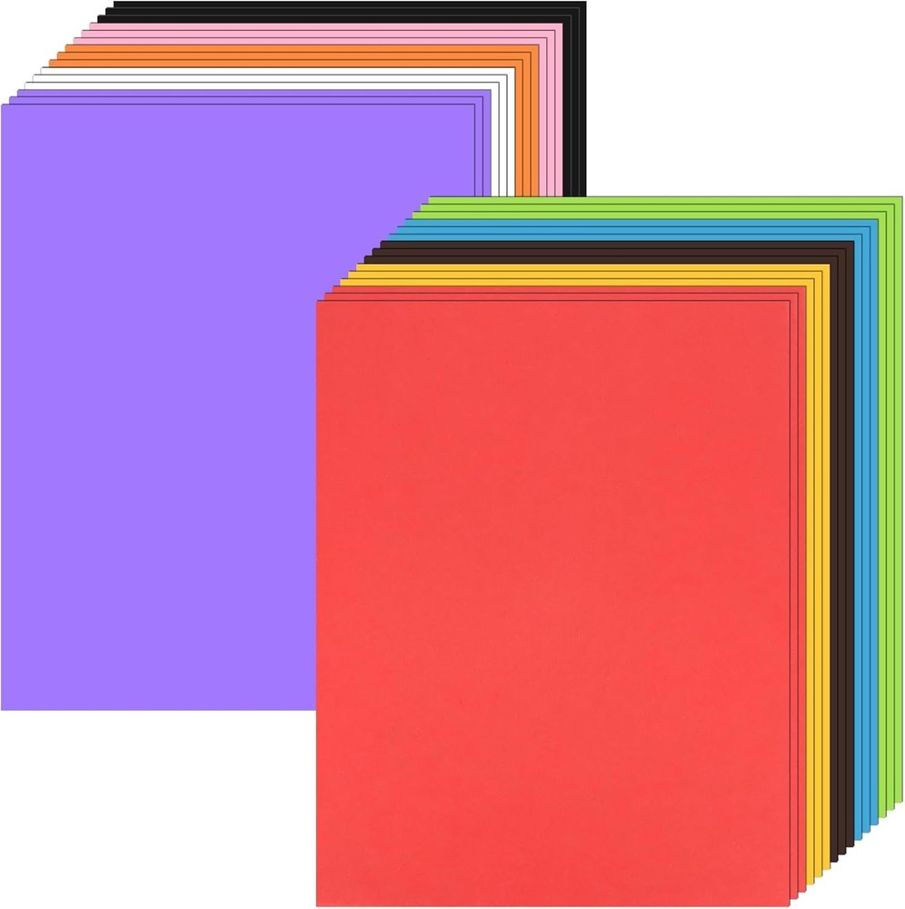 30 Pack Colored Poster Boards 11×14 Inch, Bulk Thick Posterboard Paper, Blank…