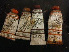 Vintage GRUMBACHER PRE-TESTED Oil Paints Mixed Lot + Sargent PREOWNED AS-IS