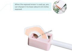 Precision Eraser Pen 10-Pack, Pencil Style Art Eraser for Sketching Drawing