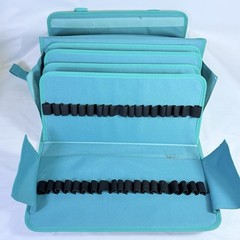 Aoartix 171 Slot Marker Case Art Supply Organizer Carrying Bag Teal Green