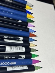 Tombow ABT Dual Brush Pens 18/15 Staedtler MarsGraphic 3000 Duo Color Brush