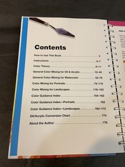Walter Foster 1500 Color Mixing Recipes for Oil Acrylic & Watercolor By W Powell
