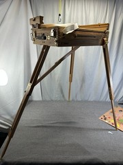 Solid Beech Wood Plein Air French Easel Foldable Spacious Adjustable
