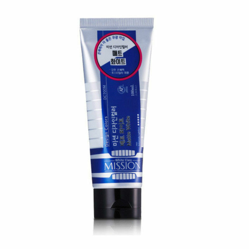 Mijello White Class Mission Design Colors Glossy White Matte White Black 100ml