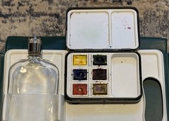Rare Vtg Daler Rowney Watercolor Set