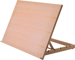 Extra Large 5-Position Wood Drafting Table Easel Drawing and Sketching Board, 29