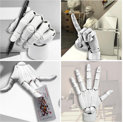 Flexible Hand Model Adjustable Artists Manikin Hand Figure Poseable Art Manne…