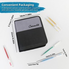 Expressive Glitter Gel Pens – 48 Colors Smooth Writing for Artists & Enthusiasts