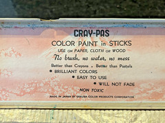 Vintage Sakura Cray Pas Oil Pastels 22 Colors Art Crayons Japan