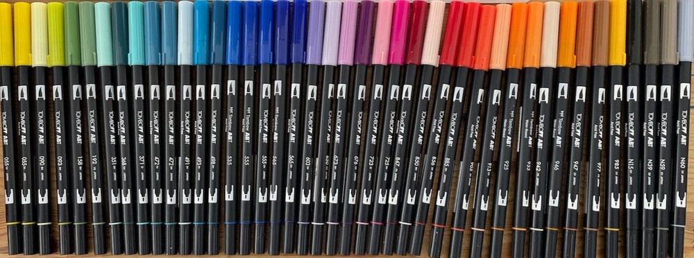 Tomboy ABT Dual Brush Pens (42 individual pens)
