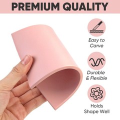 12Pcs Linoleum Blocks for Printmaking – 4″x6″ Premium Rubber Stamps, Printmak…