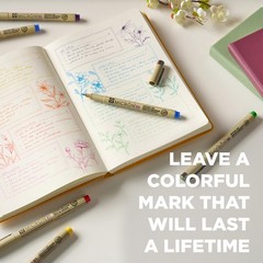Archival Brush Pens, 8 Set, Colors may vary, 8 Piece