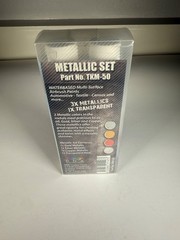 Airbrush paint metallic set of four 50ml each