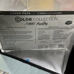 Bic Marking Color Collection Combo Pack 12 Markers And 1 Coloring Book
