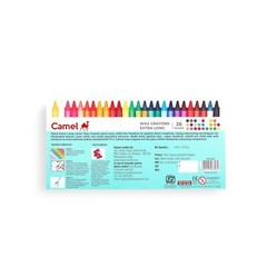 Camel Camlin Kokuyo Extra Long Wax Crayons – 24 Shades