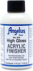 Acrylic Leather Paint High Gloss Finisher No. 610 – 4oz for Stunning Leather Art