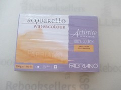 Fabriano AEW BL 4CO 25F GF Watercolour Paper – 12.5 x 18 cm Extra White