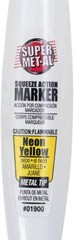 Super Met-Al 1296-1900 Squeeze Action Neon Yellow Paint Marker
