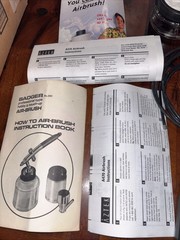 Airbrush Lot and W/ Model Master, Badger, etc with many accessories (most new)