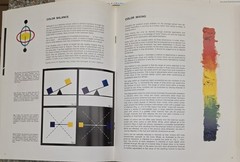 Vtg 1977 Grumbacher Color Compass Wheel Chart Set B425 Art Mixing Guide Theory