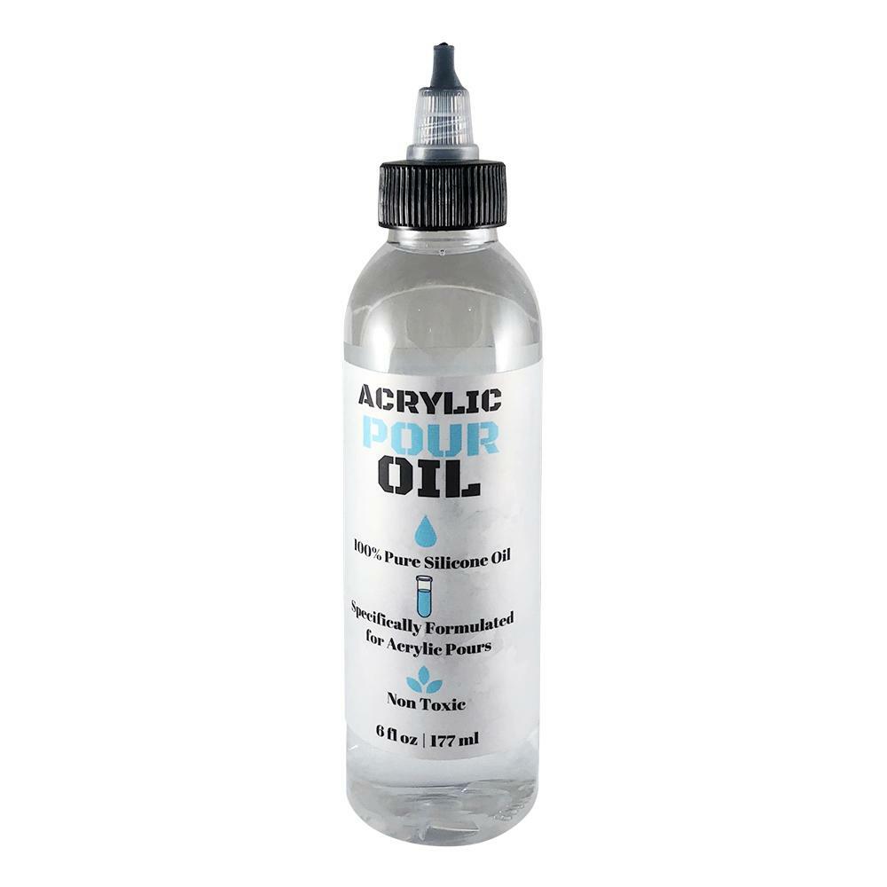 Acrylic Pouring Oil(6 oz) – 100% Silicone – Premium Silicone Lubricant for Art A