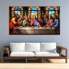 BOHADIY 5D DIY The Last Supper Diamond 27.5 x 15.7 inches,