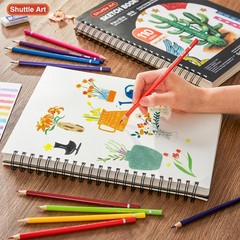 Shuttle Art 9×12” Sketchbook, 220 Sheets Total, Pack of 2(110 Sheets Each), 6…
