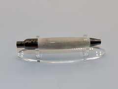 Chrome finish 5.6mm Sketch Pencil. Hand made with Genuine Deer Antler. #148