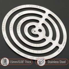 Mr. Pen – Stainless Steel French Curve Rulers, Drawing & Drafting Silver