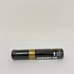Posca Gold Paint Marker PC-8K Chisel Tip 8mm, Metallic, 1pk New
