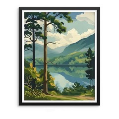 Paint by Numbers Kit for Adults – Forest Landscape Paint by Number on Canvas Wit